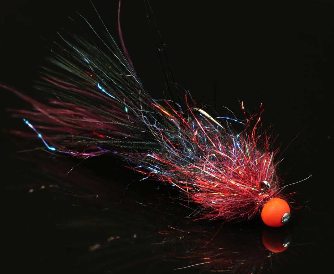 Midnight Fire Balanced Leech - Fly Fish Food