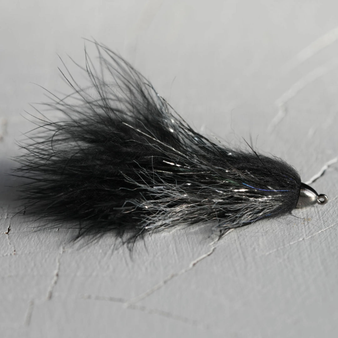 Blacked-Out Complex Twist Bugger - Fly Fish Food
