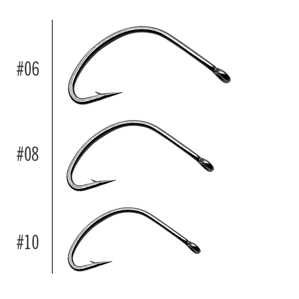 Wide Gap Worm Hook - Hooks &amp; Shanks - Fly Fish Food