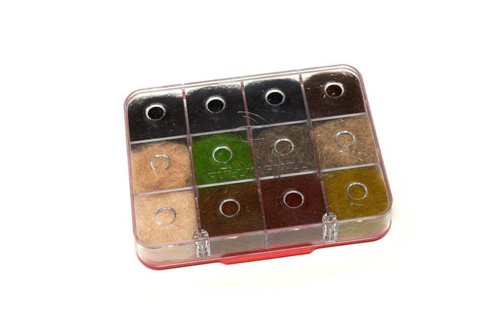 Fulling Mill Euro Nymph Flash Dubbing Selection - Dubbing - Fly Fish Food