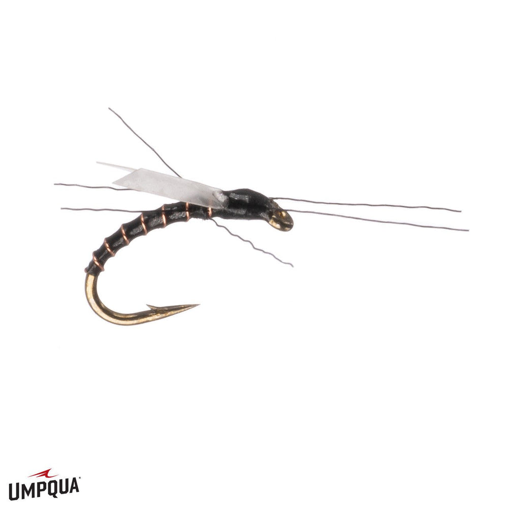 1 O'Clock Midge - Black - Flies - Fly Fish Food