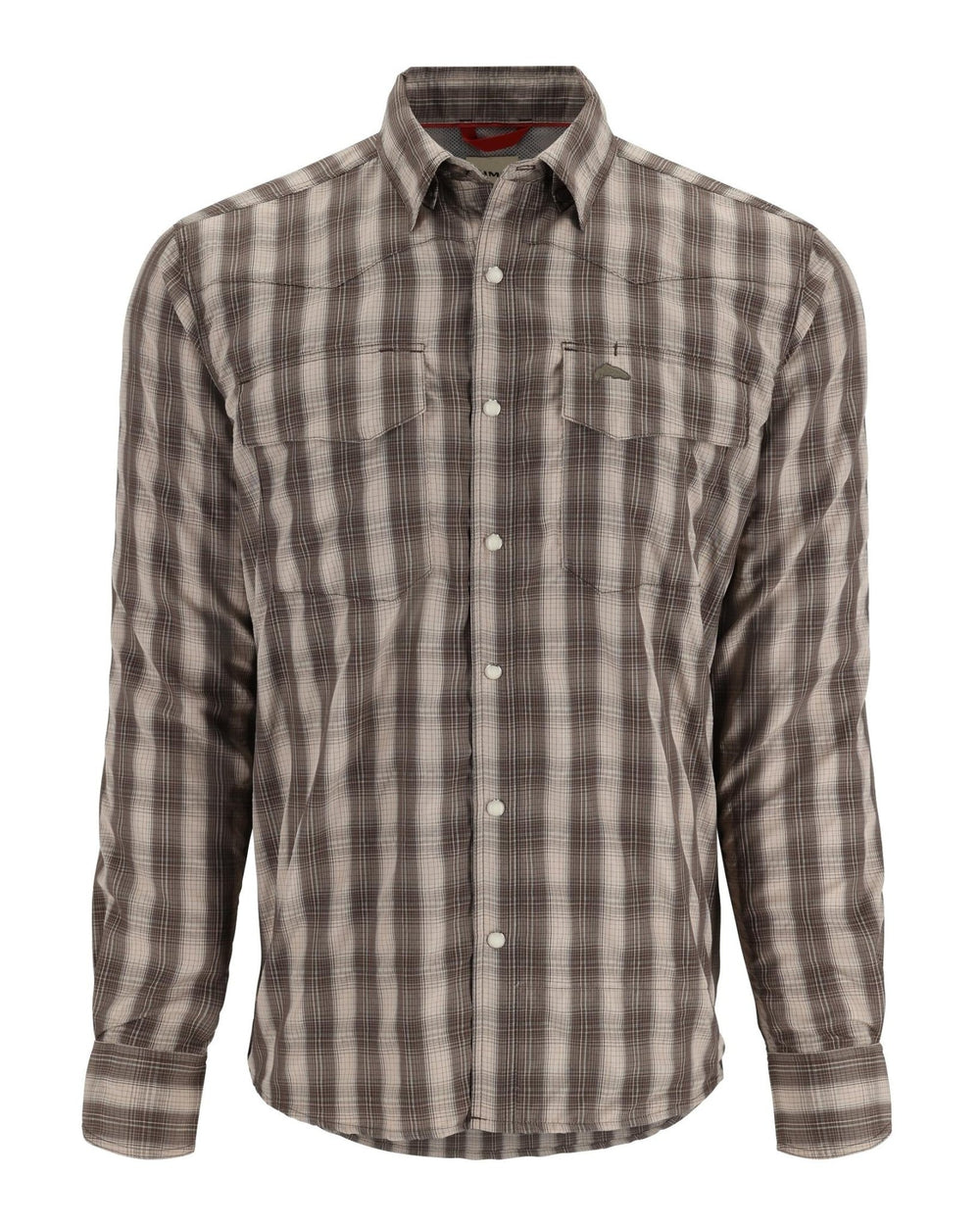 Simms - M's Big Sky Fishing Shirt - Hickory Plaid - Apparel - Fly Fish Food