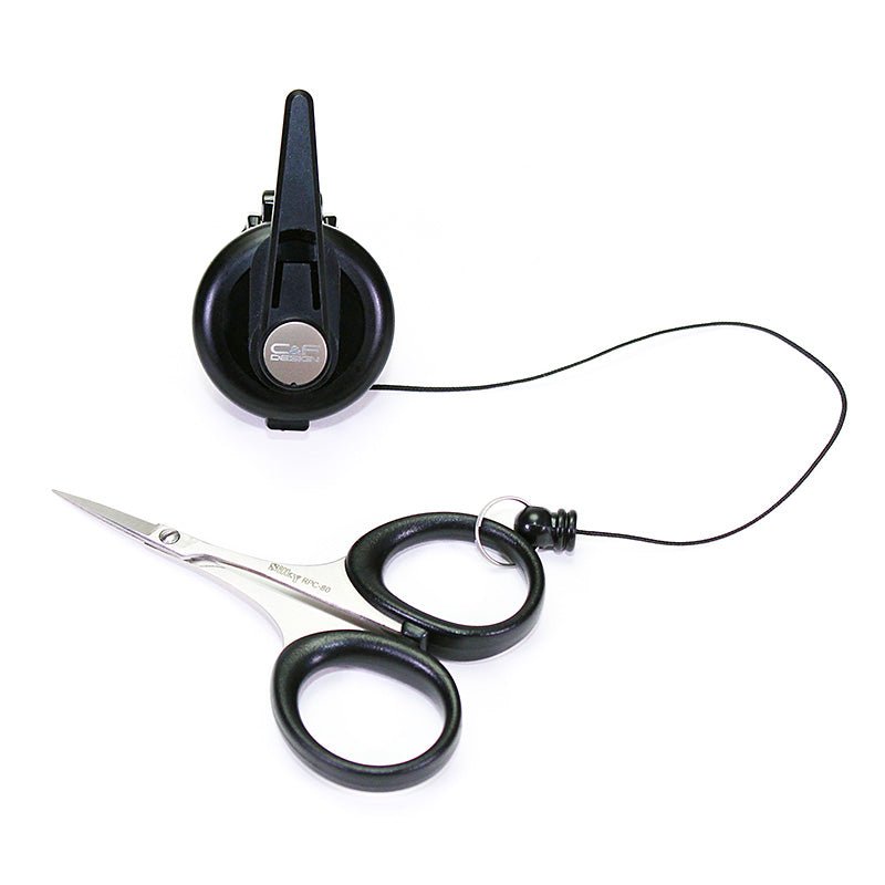 C&amp;F Design Flex Clip - On Reel/Scissors - On Water Accessories - Fly Fish Food