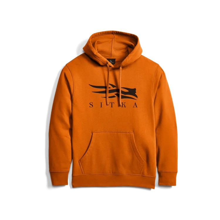Sitka - Icon Pullover Hoodie - Ultra Orange - Apparel - Fly Fish Food
