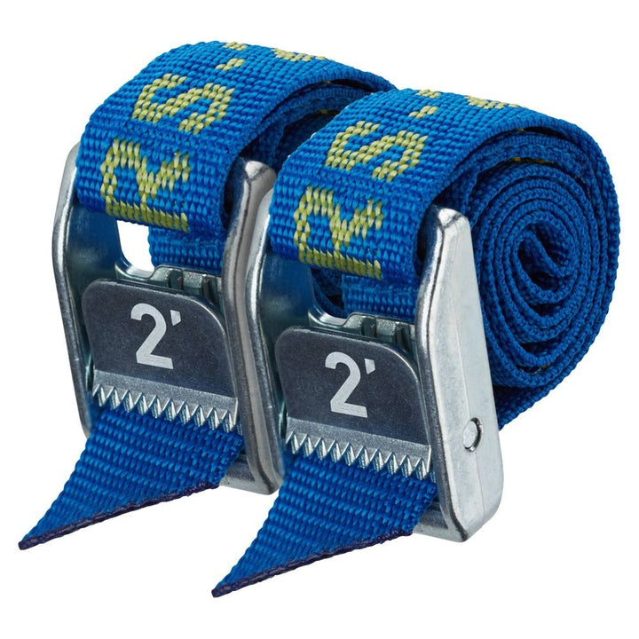NRS 1" HD Tie - Down Straps Pair - Iconic Blue - Float Tubes &amp; Accessories - Fly Fish Food