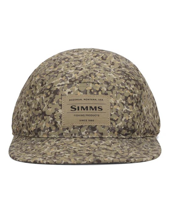 Simms Single Haul Pack Cap - Pebble Stone Camo - Hats - Fly Fish Food