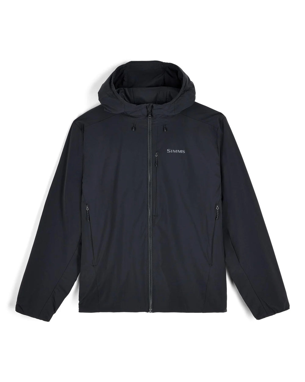 Simms - M's Midstream Wool Insulated Hooded Jacket - Black - Apparel - Fly Fish Food