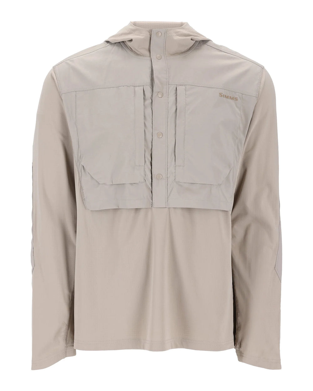 Simms Men's Latitude BiComp Hoody - Dolomite - Apparel - Fly Fish Food