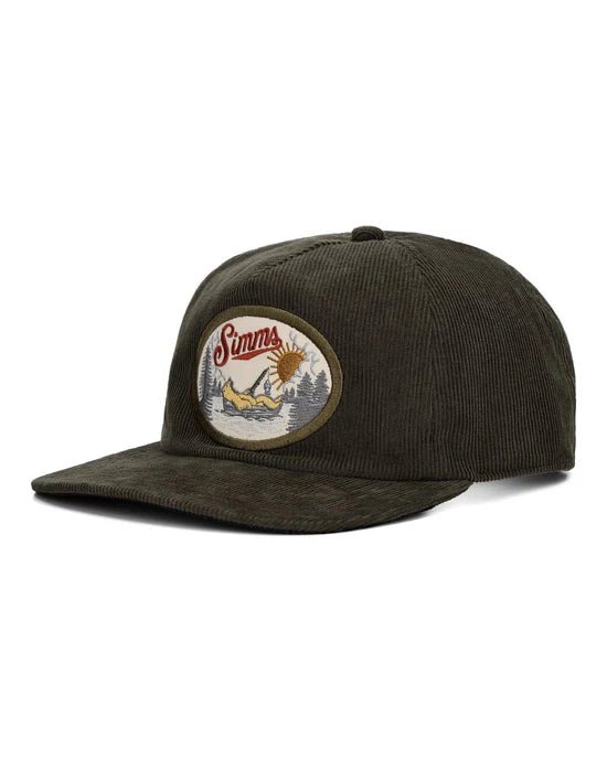 Simms Double Haul Corduroy Cap - Loden - Hats - Fly Fish Food