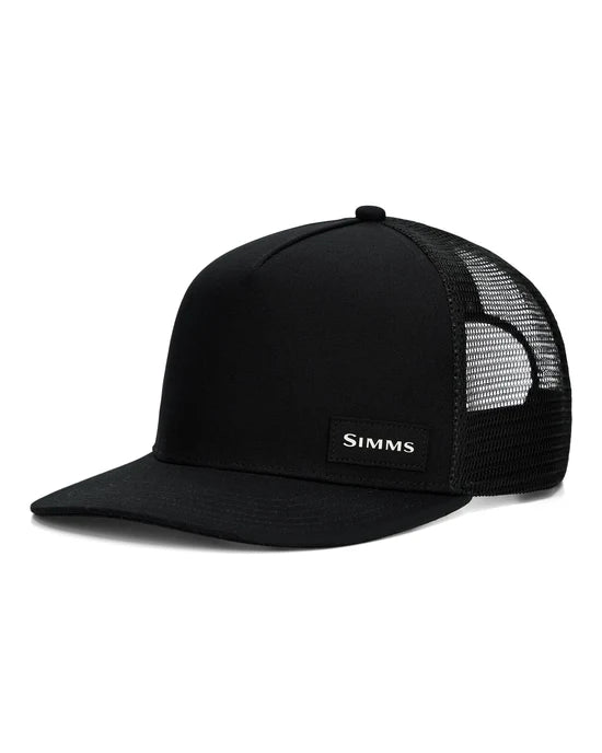 Simms High Crown Flatbill - Black - Hats - Fly Fish Food