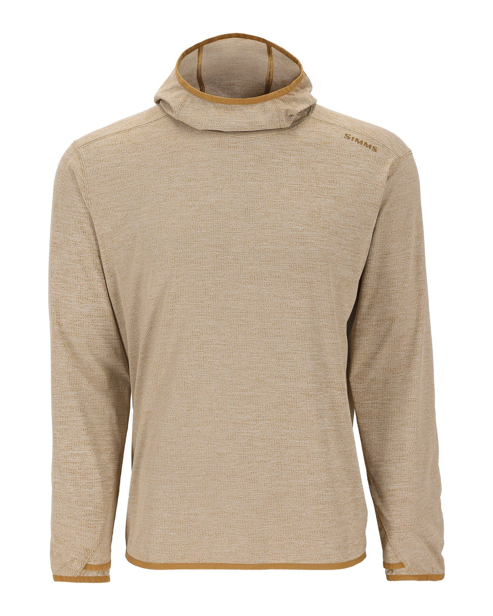 Simms Men's Stone Cold Hoody - Sepia - Fly Fish Food Logo - Apparel - Fly Fish Food