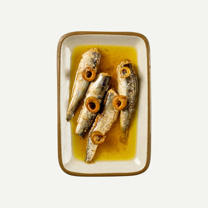 Patagonia - Lemon Olive Spanish White Anchovies - On Water Accessories - Fly Fish Food