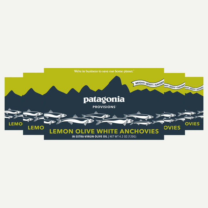 Patagonia - Lemon Olive Spanish White Anchovies - On Water Accessories - Fly Fish Food