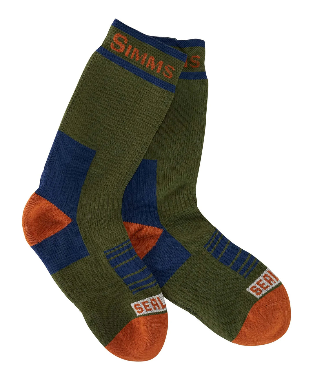 Simms - X SealSkinz Rangeley Merino Waterproof Sock - Mid - Loden - Apparel - Fly Fish Food