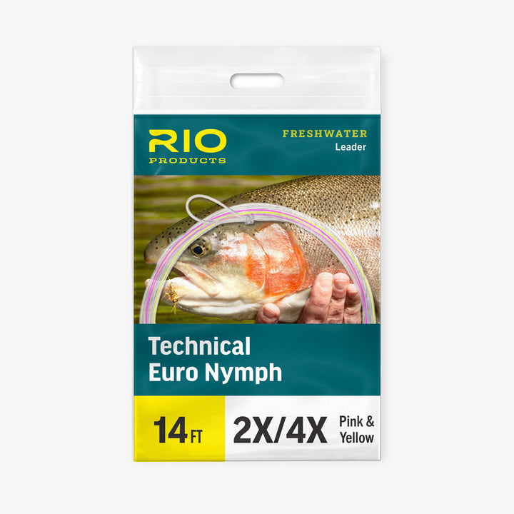Rio Technical Euro Nymph Leader - 14ft - 2X/4X - Fly Lines - Fly Fish Food