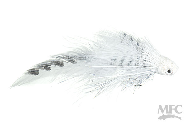 Galloup's Flat Head Kitty - White - Flies - Fly Fish Food