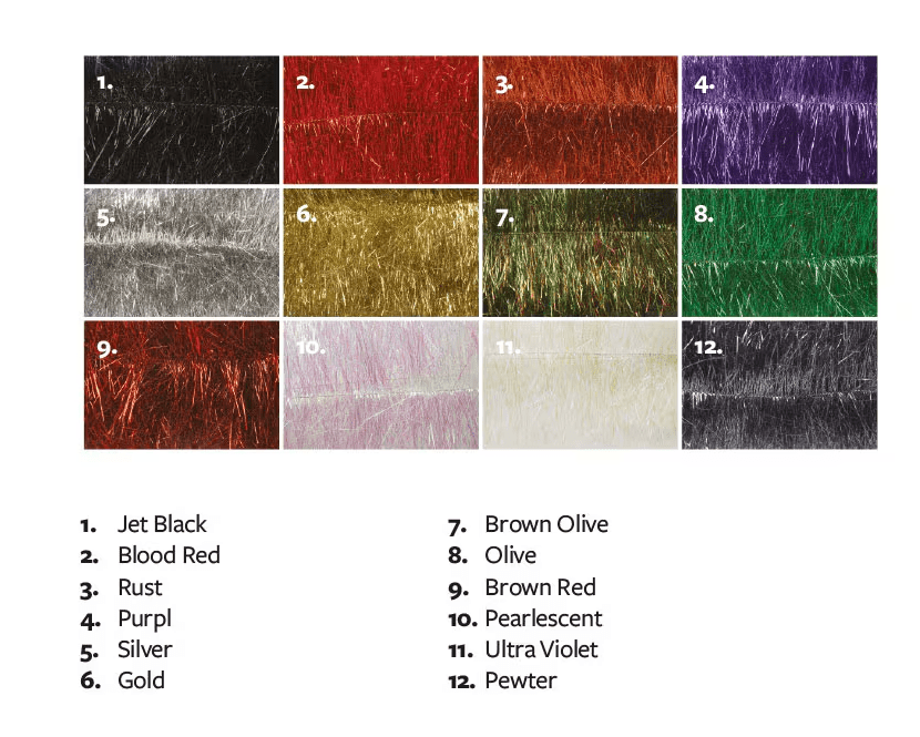 Fulling Mill Flash Brush Short - Synthetic Fibers &amp; Flash - Fly Fish Food
