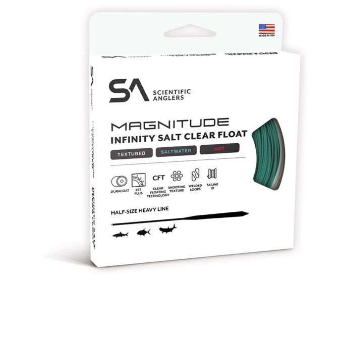 Scientific Anglers - Magnitude Infinity Salt Clear Float Fly Line - Textured - Fly Lines - Fly Fish Food