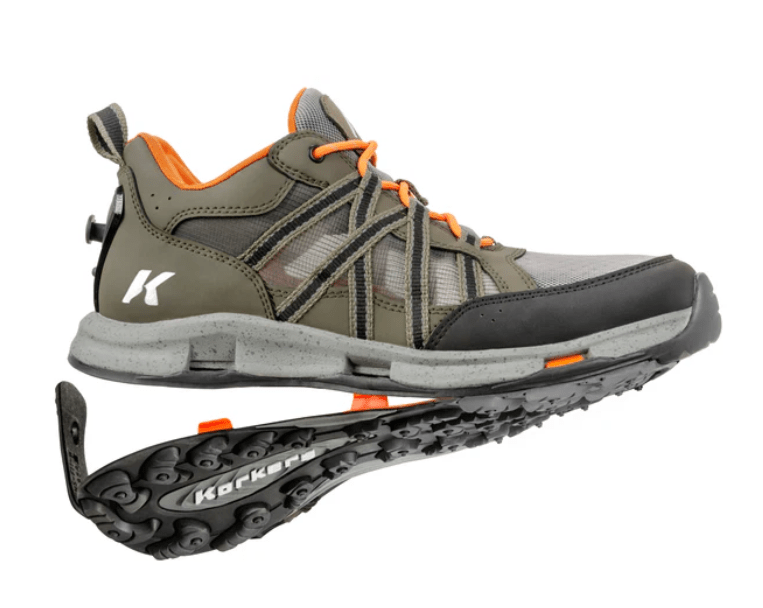 Korkers - All Axis Shoe - Vibram XS Trek Sole - Green - Boots &amp; Cleats - Fly Fish Food