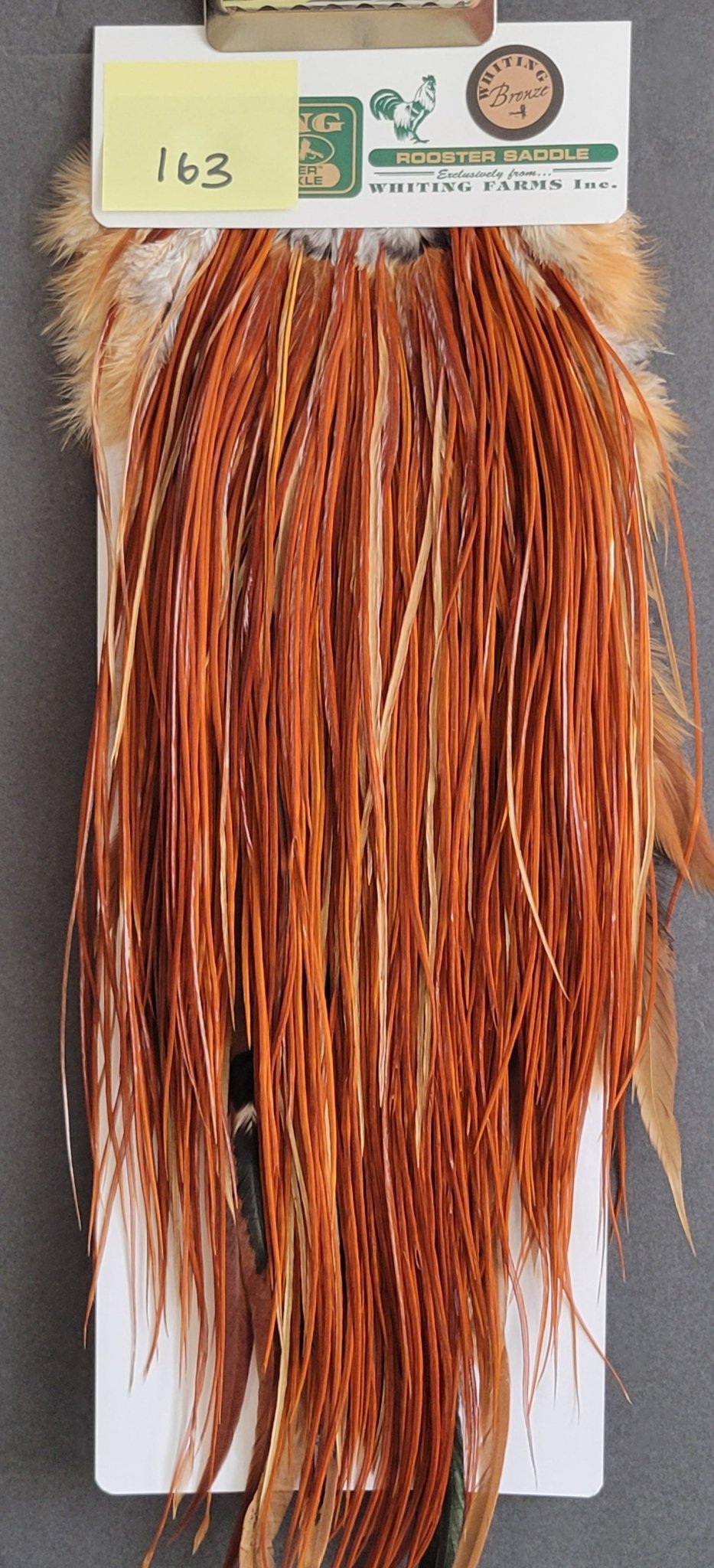 Flash Sale Hackle 163 - Hebert Miner Saddle Bronze - Light Brown (size 16 - 18) - Hackle - Fly Fish Food