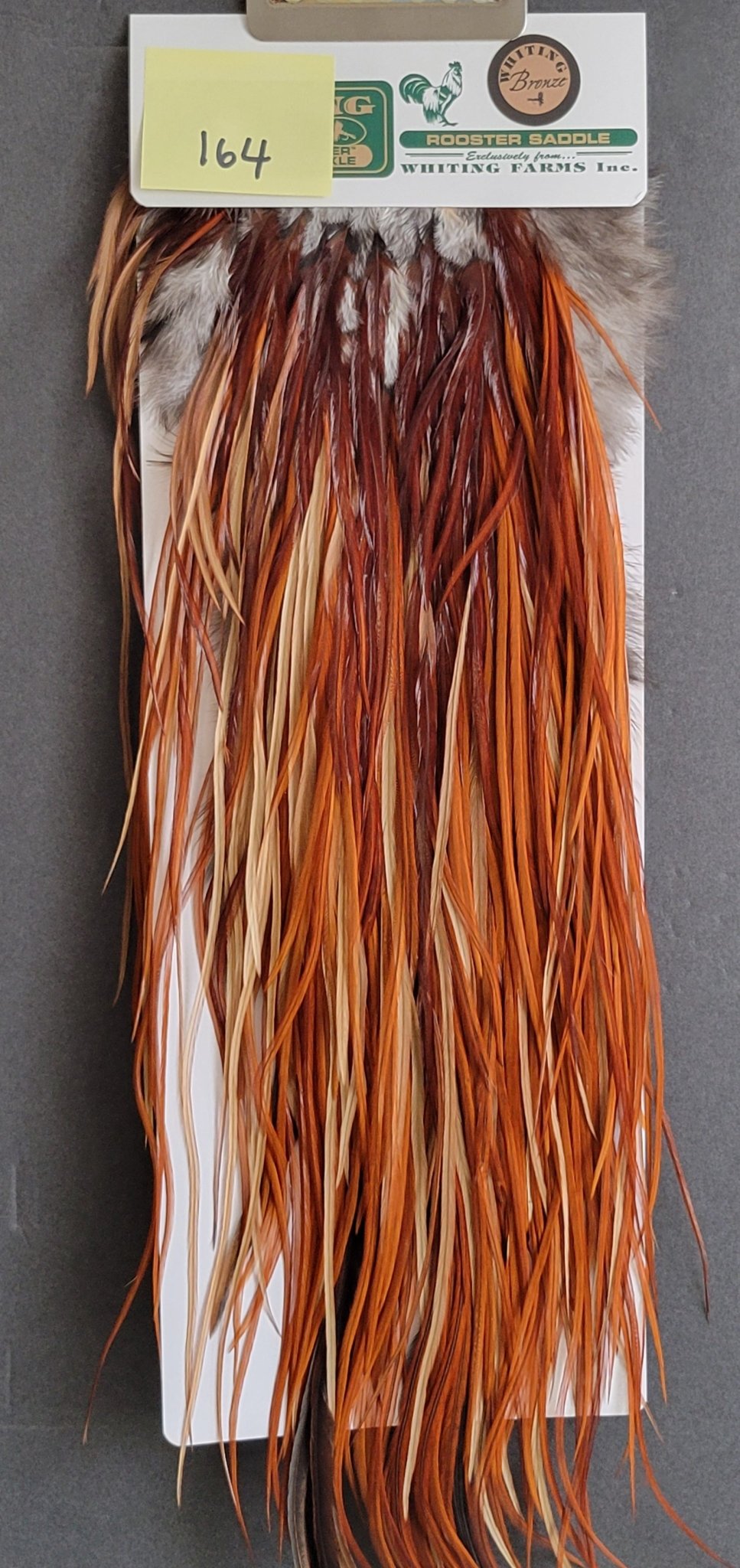 Flash Sale Hackle 164 - Hebert Miner Saddle Bronze - Light Brown (size 14 - 16) - Hackle - Fly Fish Food