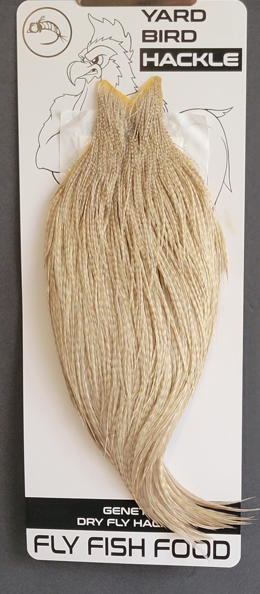 Flash Sale Hackle 267 - Yard Bird Cape NA - Dun Grizzly (sizes 8 - 22) - Hackle - Fly Fish Food
