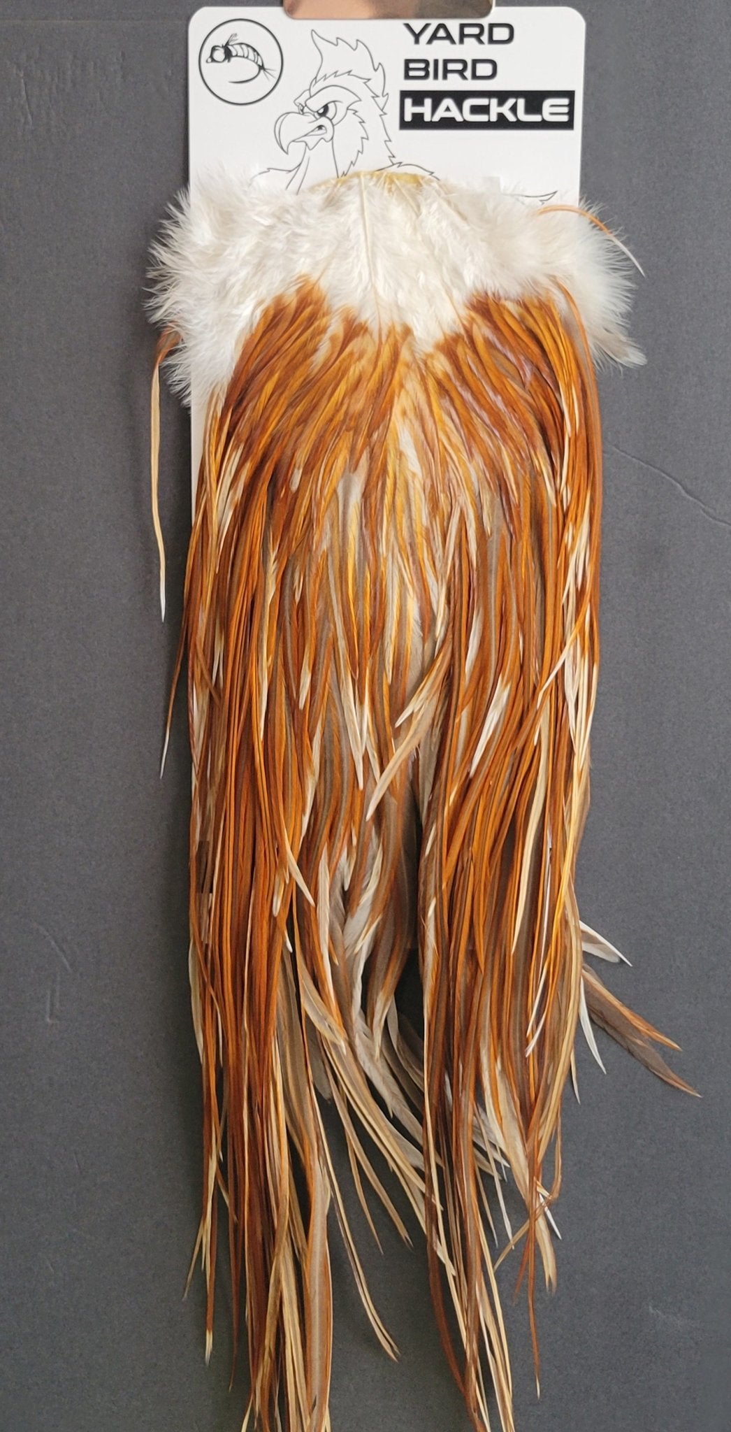 Flash Sale Hackle 430 - Yard Bird Saddle NA - Grizzly (size 10 - 12) - Hackle - Fly Fish Food