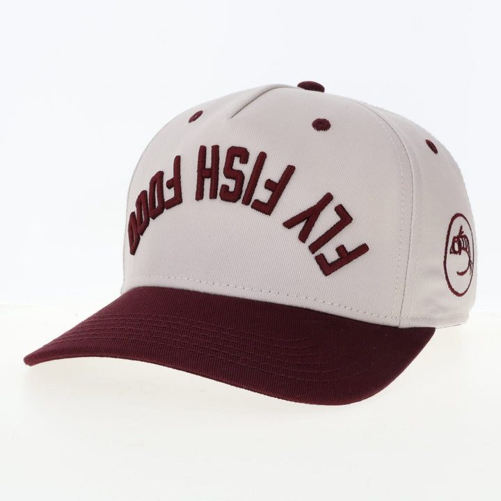 Fly Fish Food Heritage Hat - Stone/Maroon - Hats - Fly Fish Food