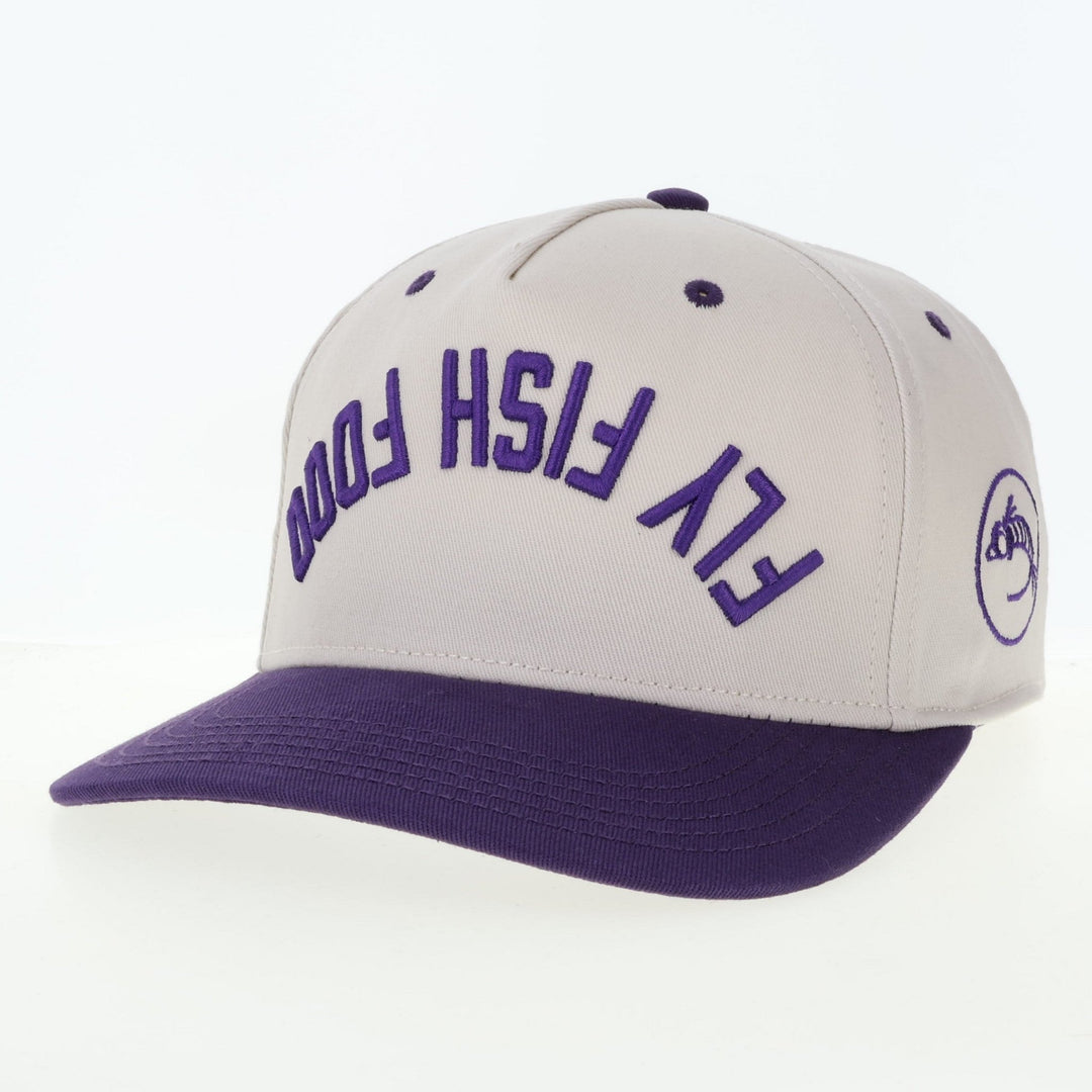 Fly Fish Food Heritage Hat - Stone/Purple - Hats - Fly Fish Food