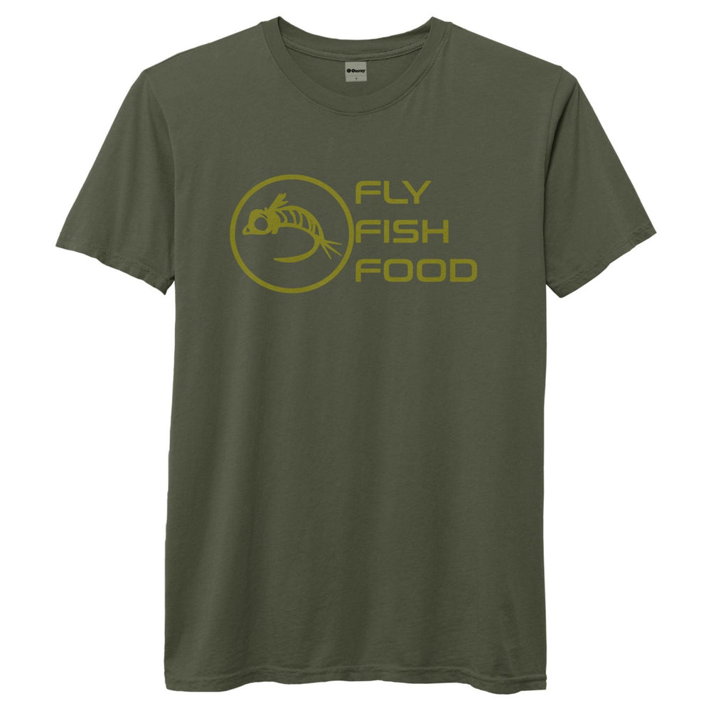 Fly Fish Food Logo Tee - Deep Olive - Hats - Fly Fish Food