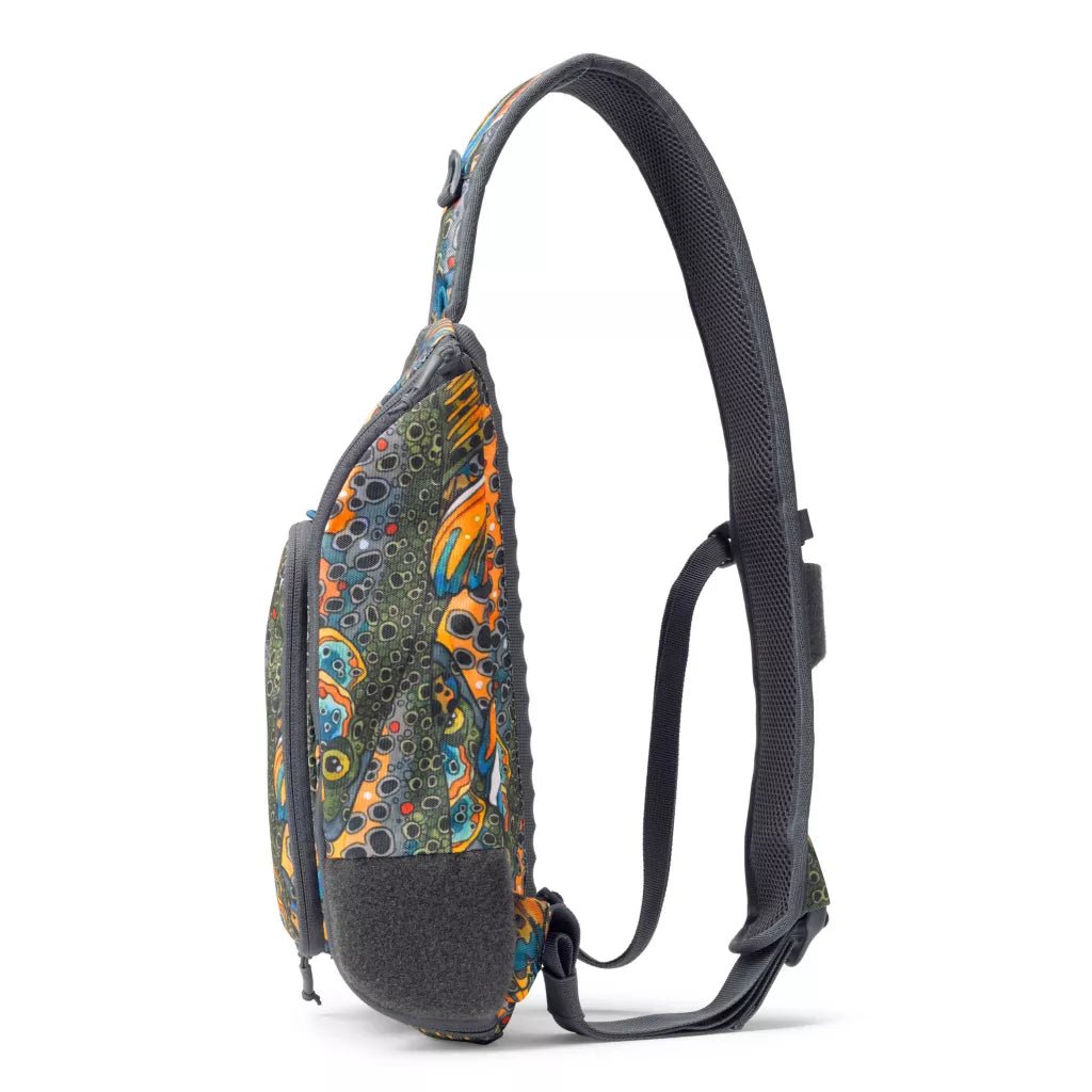Orvis Mini Sling Pack - Fishe Unbound Brown - Packs &amp; Bags - Fly Fish Food