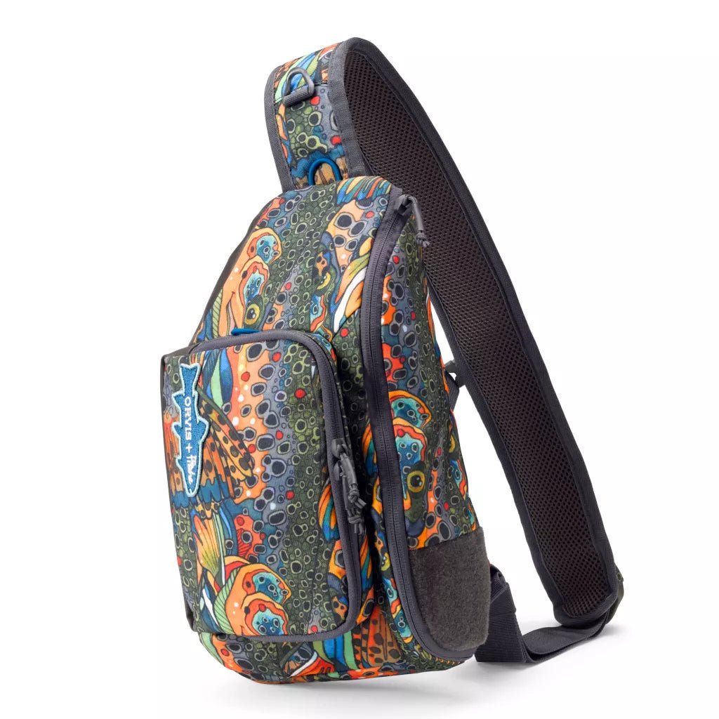 Orvis Mini Sling Pack - Fishe Unbound Brown - Packs &amp; Bags - Fly Fish Food