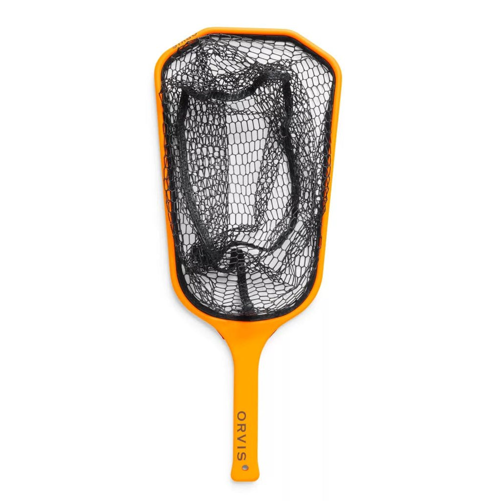 Orvis Widemouth Hand Net - Find My Net Orange - Nets & Accessories - Fly Fish Food