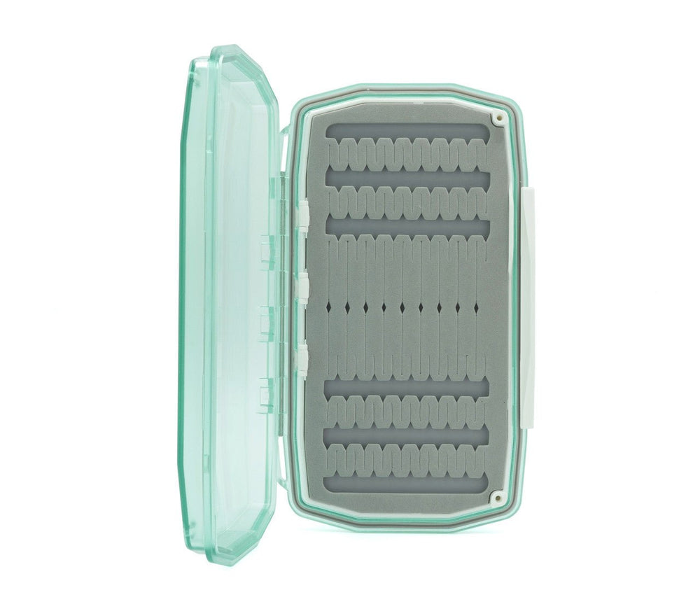 Umpqua - UPG Foam Waterproof Flats - Large - Aqua - Fly Boxes - Fly Fish Food
