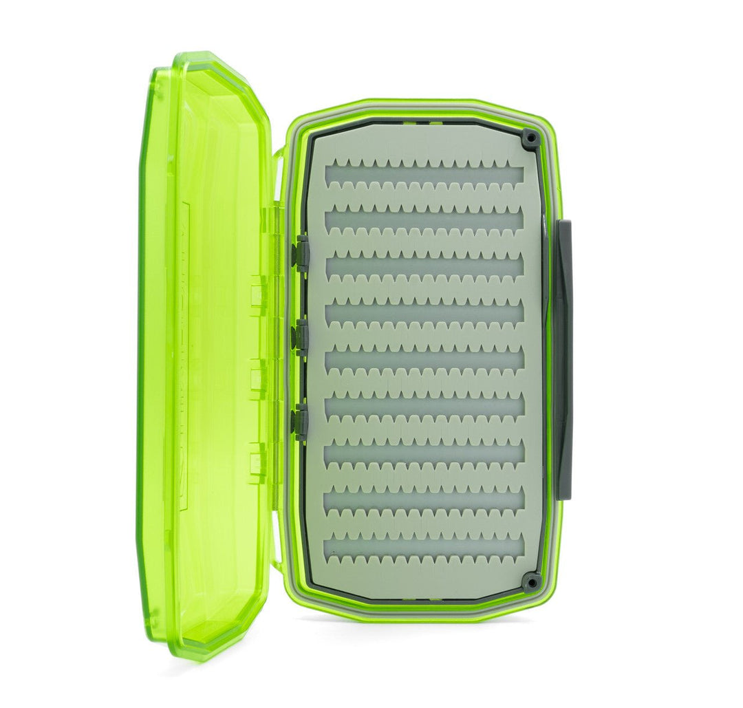 Umpqua - UPG Silicone Waterproof Essential - Large - Hot Green - Fly Boxes - Fly Fish Food