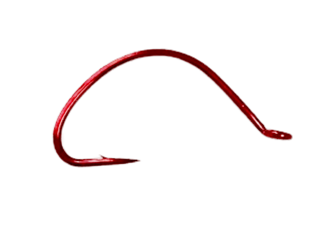 Kumoto K3716R Wide Gap Nymph Hook RED - Hooks &amp; Shanks - Fly Fish Food