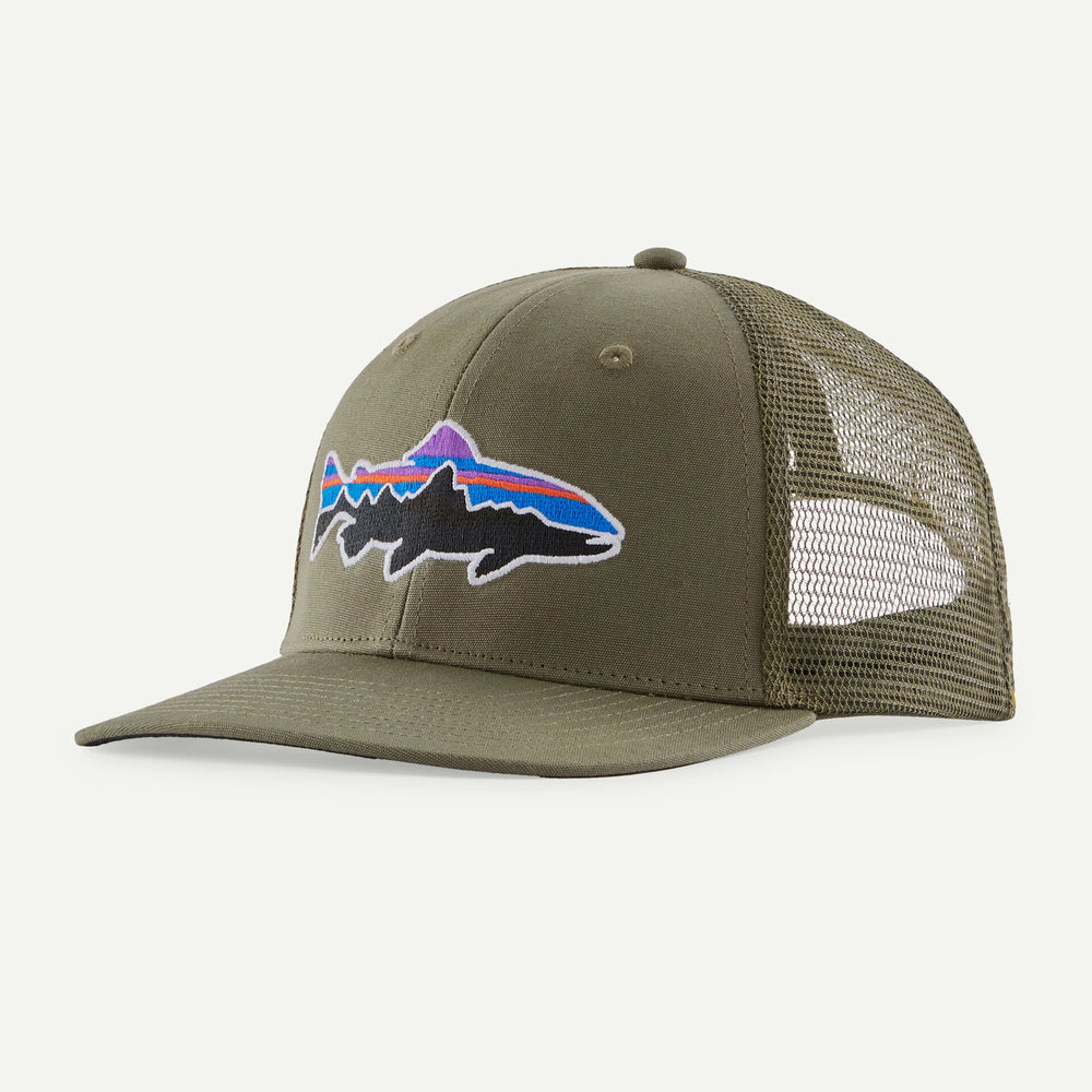 Patagonia Fitz Roy Trout Trucker Hat - Basin Green - Hats - Fly Fish Food