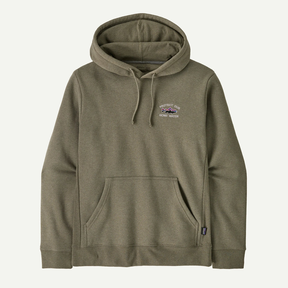 Fly Fish Food Logo - Patagonia - Home Water Trout Uprisal Hoody - River Rock Green - Apparel - Fly Fish Food