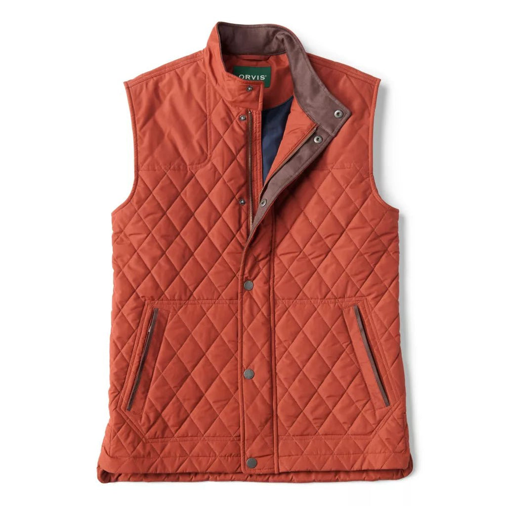 Orvis - RT7 Quilted Vest - Russet - Apparel - Fly Fish Food