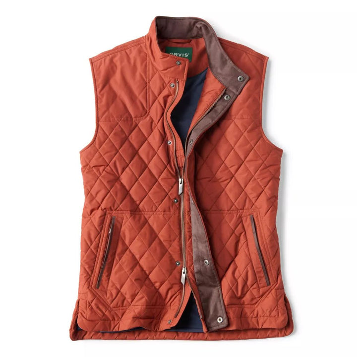 Orvis - RT7 Quilted Vest - Russet - Apparel - Fly Fish Food