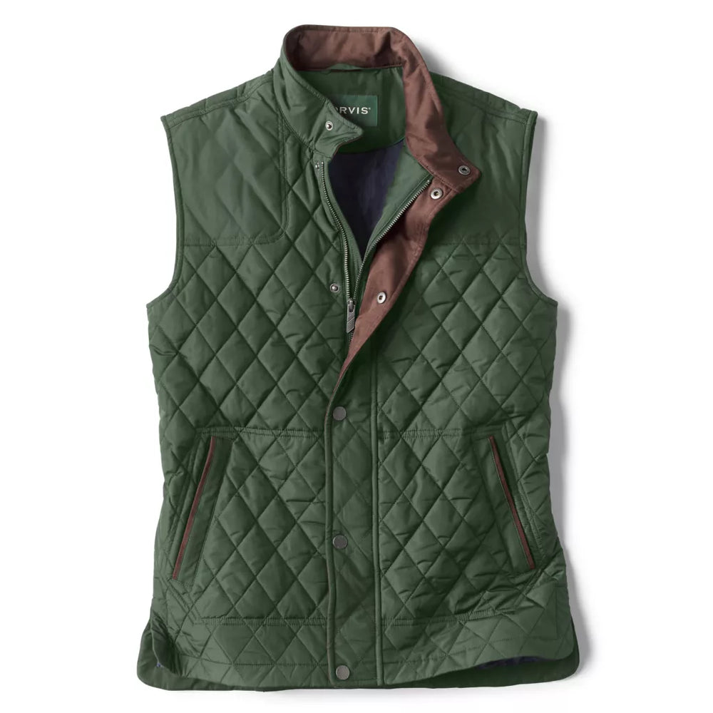 Orvis - RT7 Quilted Vest - Dark Pine - Apparel - Fly Fish Food