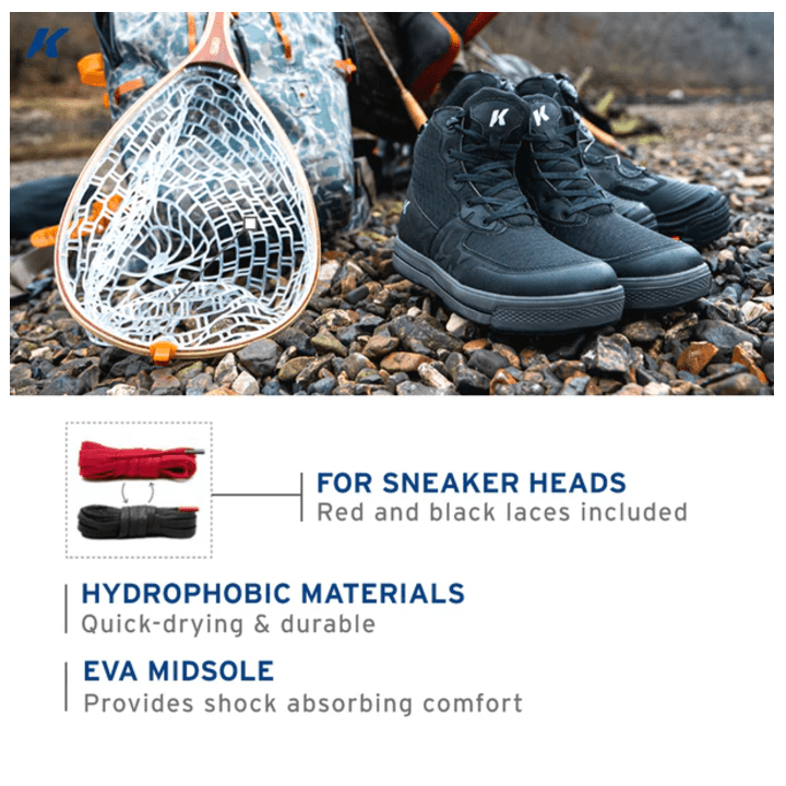 Korkers Stealth Sneaker - Boots &amp; Cleats - Fly Fish Food