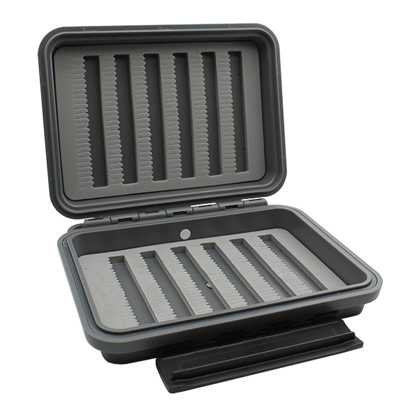MFC Plan D Pocket MAX Fly Box - Steel Gray - Trout/Bonefish - Fly Boxes - Fly Fish Food