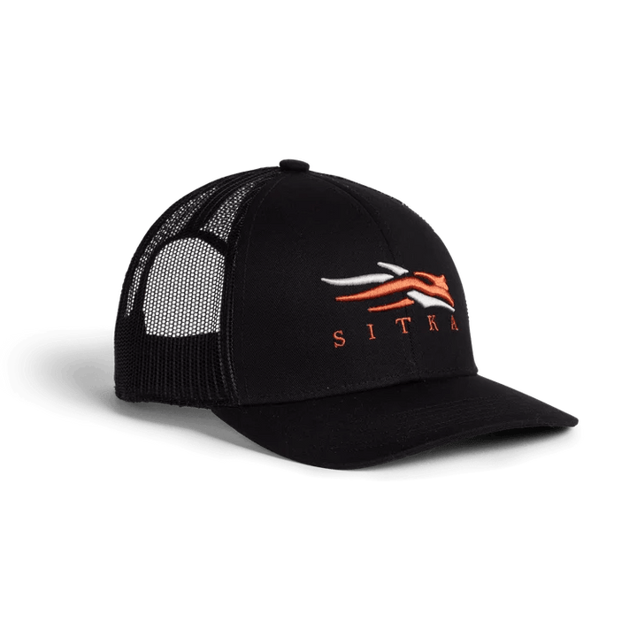 Sitka - Icon Mid Pro Trucker Hat - Sitka Black - Hats - Fly Fish Food