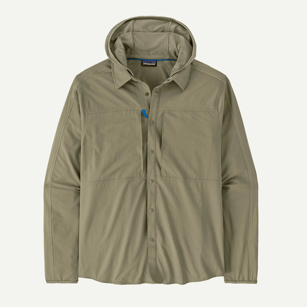 Patagonia - Men's River Rambler Hybrid Sun Hoody - River Rock Green - Apparel - Fly Fish Food