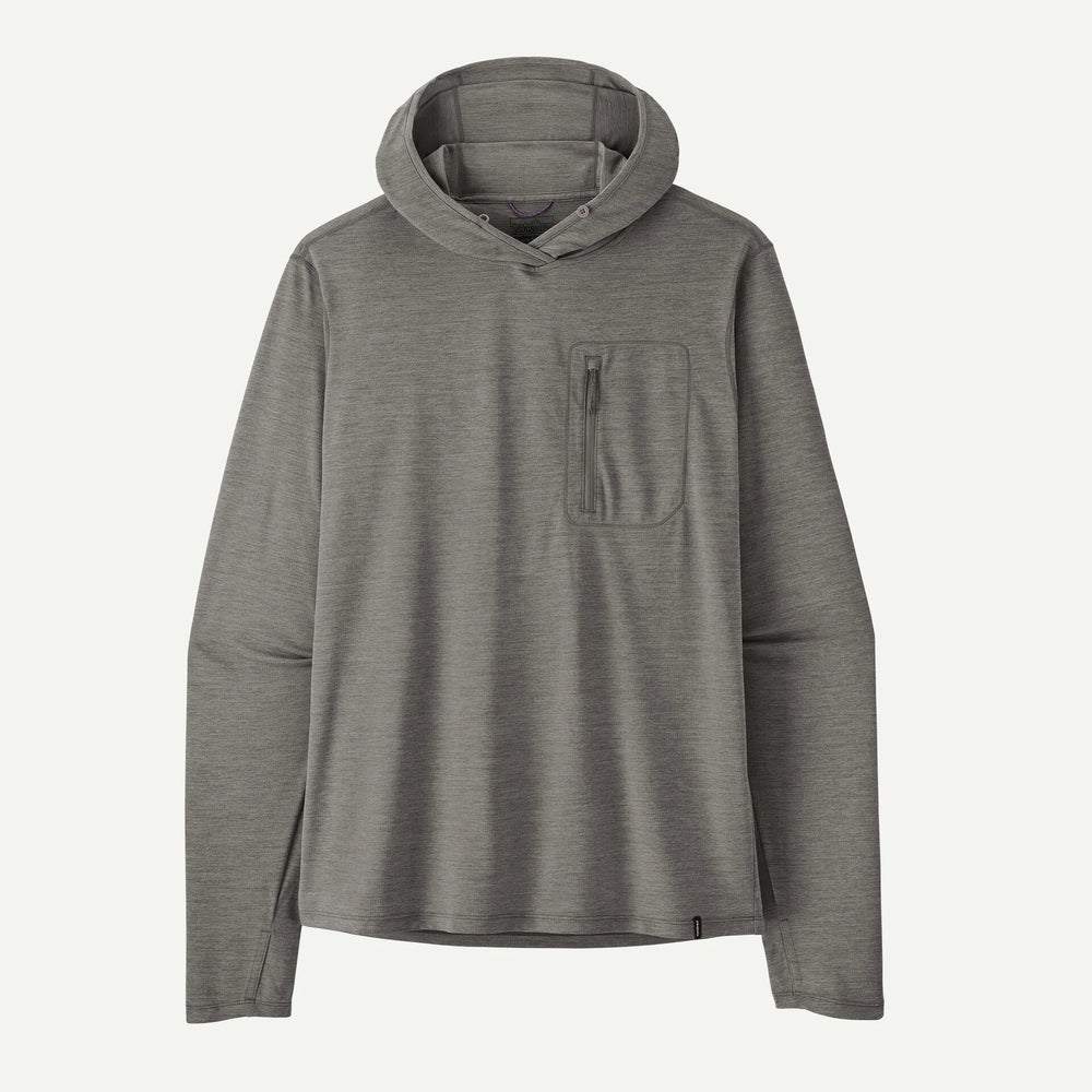 Patagonia - Men's Capilene Cool Sun Hoody - Forge Grey - Noble Grey X - Dye - Apparel - Fly Fish Food