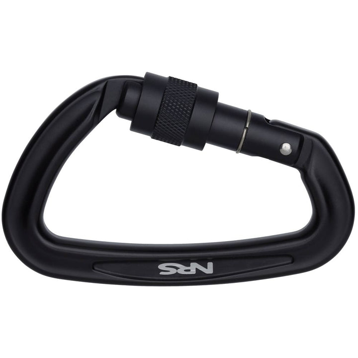 NRS Sliq Screw Lock Carabiner - Black - Float Tubes &amp; Accessories - Fly Fish Food