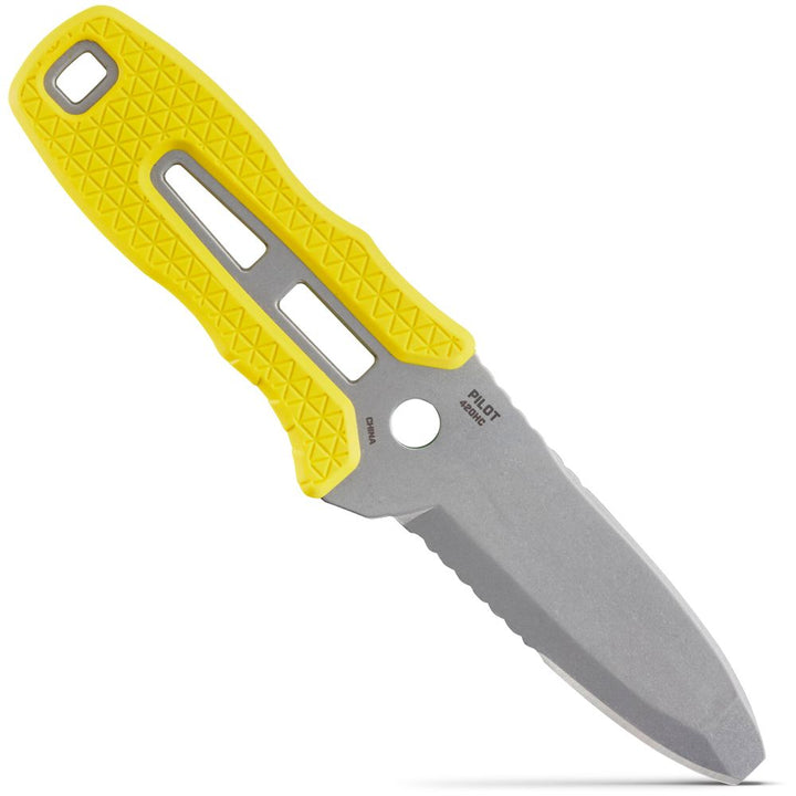 NRS Pilot Knife - Safety Yellow - Float Tubes &amp; Accessories - Fly Fish Food