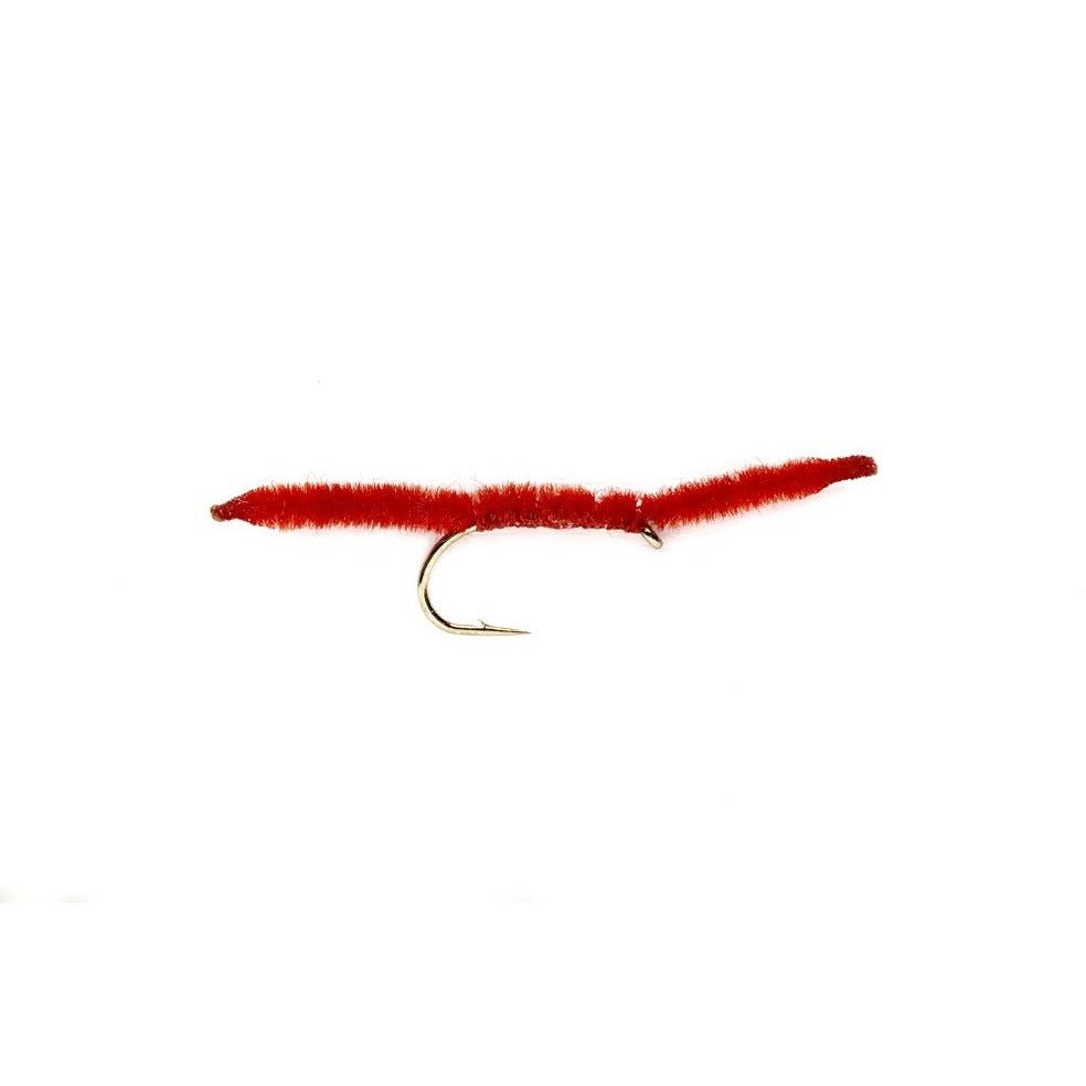 Vernille San Juan Worm Red - Flies - Fly Fish Food