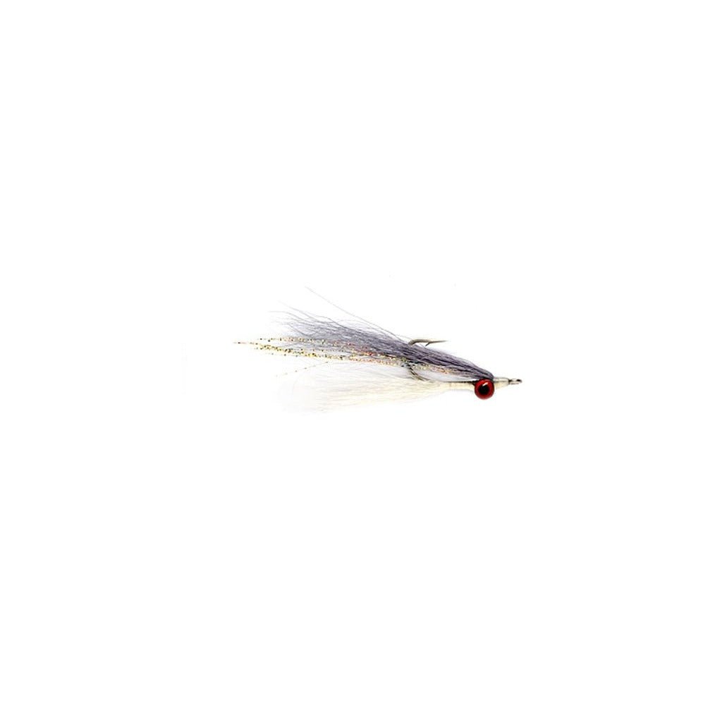 Clouser Minnow Gray &amp; White - Flies - Fly Fish Food